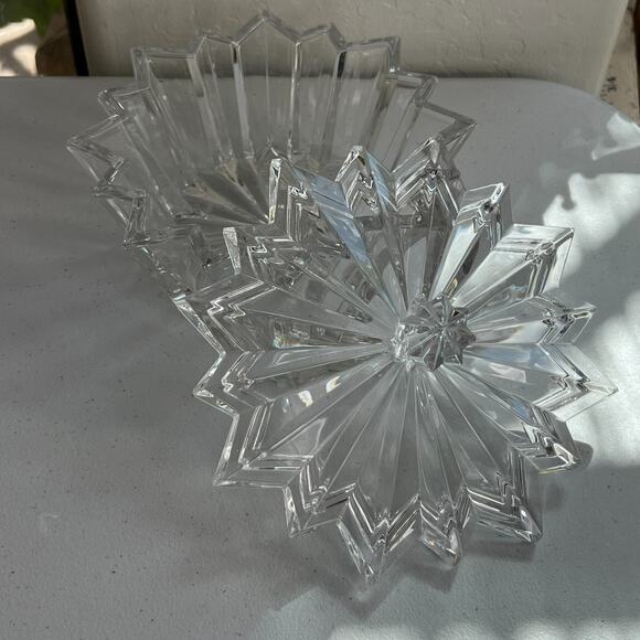 Crystal Box Star With Heavy Lead Shaped Clear Cut Trinket/Jewelry - Picture 4 of 14